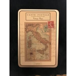 Cavallini & Co Carte Postal Cards Maps Vintage Postcard Set 17 of 18